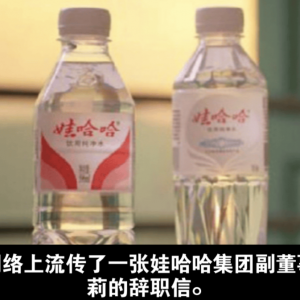 娃哈哈风云再起，宗馥莉辞职信引爆业界猜想